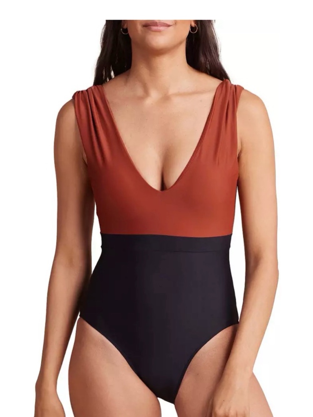 Summersalt The Ruched Backflip One Piece Swimsuit Amber/Sea Urchin Size 22